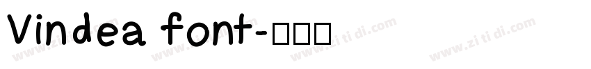 Vindea font字体转换